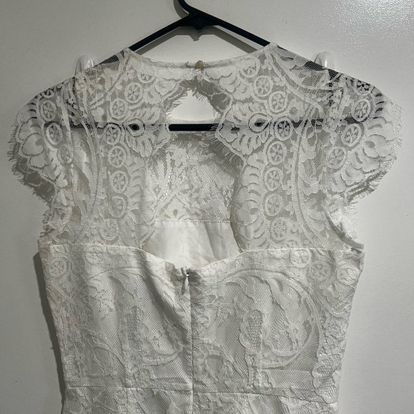 BB Dakota Jayce Lace Shealth Cocktail white Dress - Picture 11 of 12